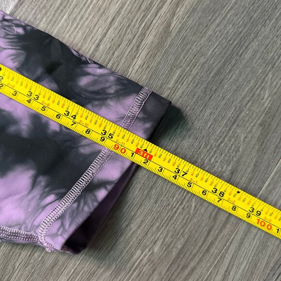 Lululemon Women's Power Thru High-Rise Tight 25" - Black/Purple - Picture 8 of 10
